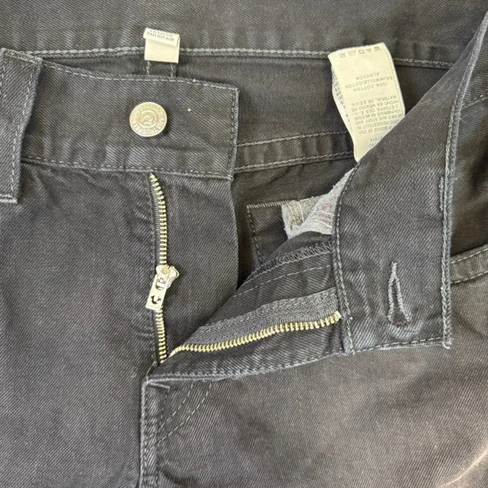 True Religion Mens Black Straight Leg Denim Jeans Size 33 RN112790 CA57414